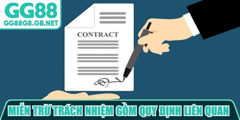 Miễn trừ trách nhiệm gồm quy định liên quan đến hành vi sử dụng của người dùng